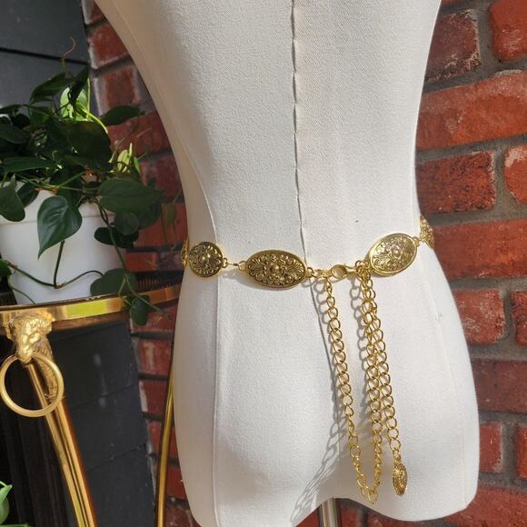 Floral boho gold y2k chain - Picture 6 of 6